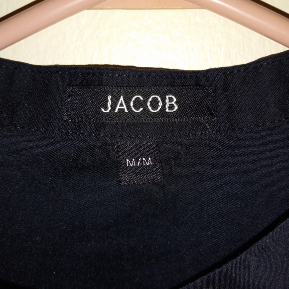 Jacob classic Black Button Down Shirt 👚 - Picture 2 of 4